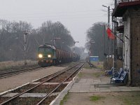 11.11.2010, godz. 14:45 stacja Stare Juchy. ST44-1028 z pociągiem Sokółka -  Gdynia.