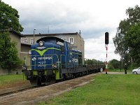 21.07.2012, Ełk Szyba Zachód, SM42-522 z pociągiem Skarżysko Kamienna - Szczytno
