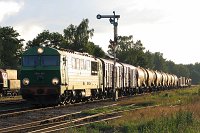 03.07.2005, stacja Stare Juchy, SU46-015 z poc. TNGSc 5196 Zajączkowo Tczewskie - Białystok