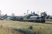 25.07.2003, stacja Wydminy, ST44-957 z poc TKMSc 763 Ełk - Giżycko