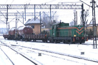 18.02.2005, stacja Ełk, SM42-? z poc. TKMSc 764 Olecko - Ełk
